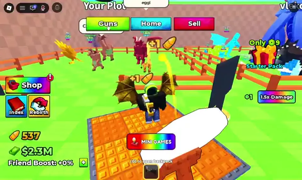 Guns / shop click that precedes pad training in the damage recap