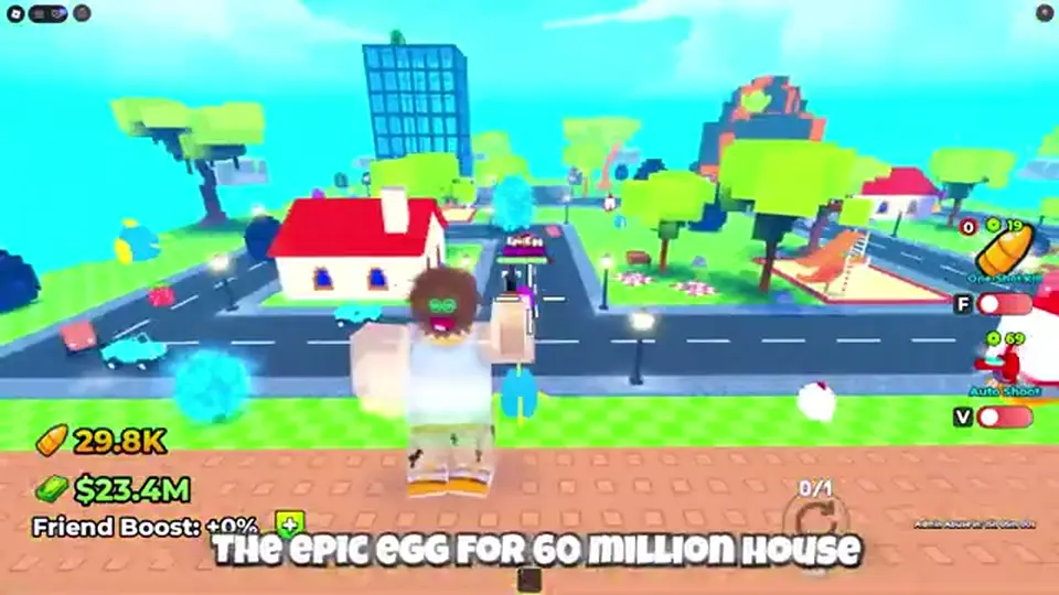 Epic egg named with a huge health readout on the map — Community HP